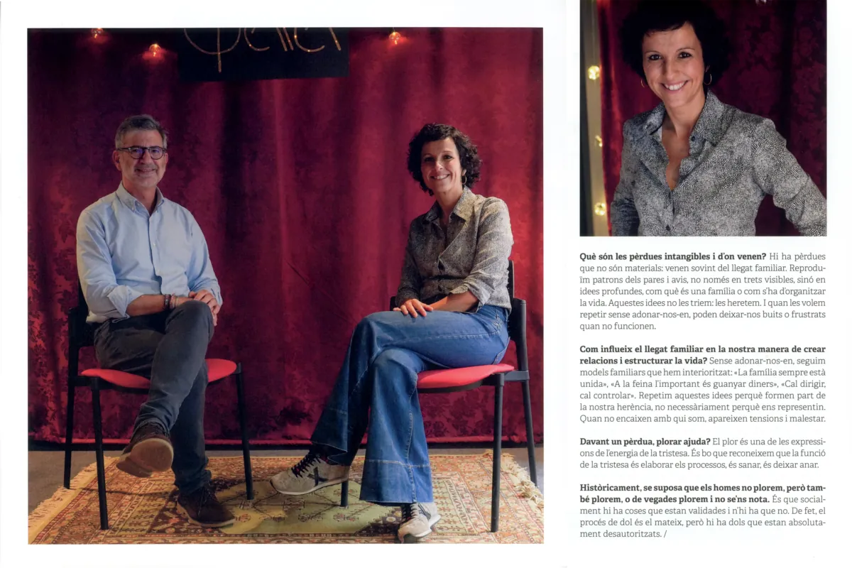 Gemma Nicolau, psychologist &mdash; interview spread for Flash Magazine