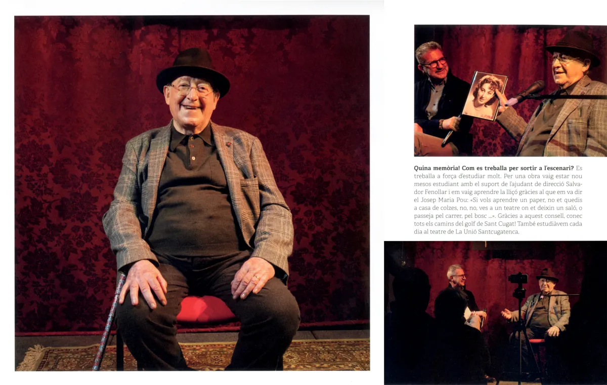 Jaume Pla, actor &mdash; interview spread for Flash Magazine