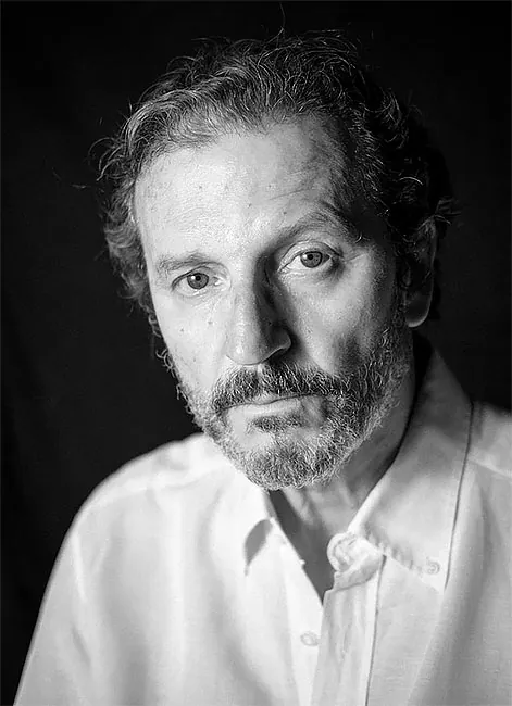 Pep Munn&eacute;, Spanish actor &mdash; black-and-white portrait
